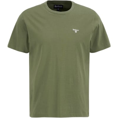T-shirt Barbour essentiele sporttee - verbrande olijven