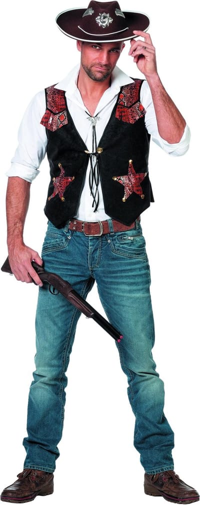 Heren Cowboyvest - Maat 60
