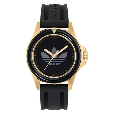 Adidas Originals Expression One AOFH24507 Horloge - Siliconen - Zwart - Ø 44 mm
