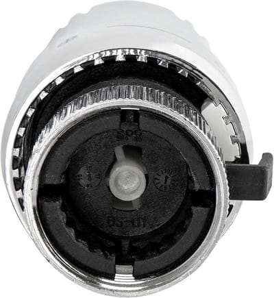 Thermostaatrek voor radiatoren chromen aansluiting M30x1.5