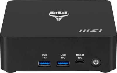 BitBull Ultra 7 NUC 16-Core Mini PC Compleet|32GB RAM|500GB SSD|Intel 155H@1.4-4.8GHz|WIFI 6E|Bluetooth 5.3|LAN 2.5Gbps|2x HDMI|2x Thunderbolt 4|Powered by MSI Cubi AI|W11 PRO