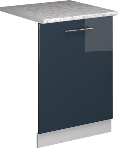 Vicco Fame-Line Vaatwasserfrontpaneel – 60 cm, WB Marmer Donkerblauw hoogglans