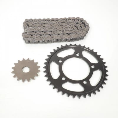 Kit chaîne Axring pour moto Suzuki 500 GS E 1988 à 1993 16x39 pas 520 112L Neuf