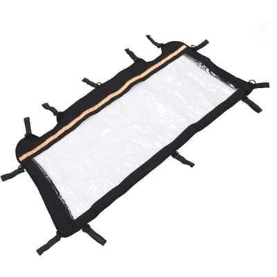 Pare-brise arrière souple Oxford PVC Pare-brise Imperméabilisation Remplacement de vitre arrière pour Polaris RZR XP white