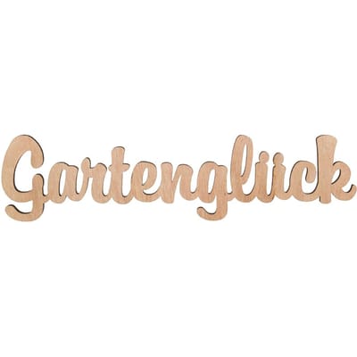 Belettering "Gartenglück"