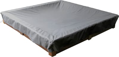 Zandbakhoes | 122 x 122 x 20 cm | polyesterweefsel van het type Oxford 600D, kleur: grijs.