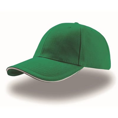 Atlantis Headwear Liberty Sandwich Cap AT610 - GREEN/WHITE - One size