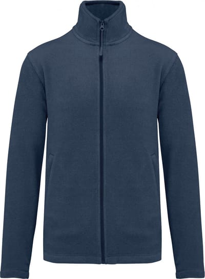 Kariban Microfleece met rits heren K911 - Deep Blue - M