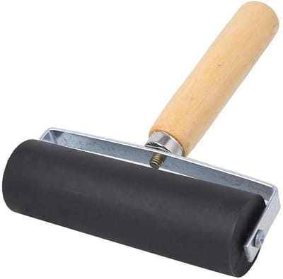 Dailygoods- Rubber Roller Duurzaam - Inkt/Lijm Verdelen - Stempelen/Grafiek - Papierambachten - Comfortabel Aanraakgevoel - Veilig Materiaal - Afdrukroller
