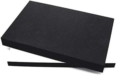 Celrubber Afdichting - EPDM Schuim - Isoleren en Dempen - Zelfklevend en Weerbestendig - 200x300mm 40mm Dikte - Zwart
