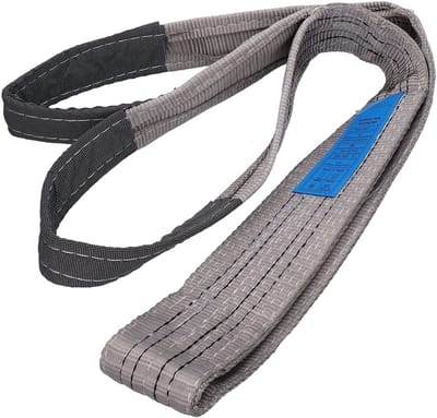 Dailygoods- Hijsband Hoge Sterkte - PES-Materiaal - Platte Hijsband - 4T Laagvermogen - Lange Lengte - Slijtvaste Duurzaamheid - Heftouw