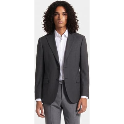 Brooks Brothers Wool Jacket Medium Grey Size: 38 | Suit Jackets Outlet | Heren | Grijs