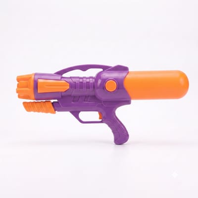Waterpistool 51cm XL - 1100ml Grote Tank & 7m Schietbereik - Water Pistool- Watergeweer - Super Soaker - Duurzaam Waterspeelgoed voor Strand & Tuin - Buitenspeelgoed voor Kinderen & Volwassenen - 51×22×10cm - Paars