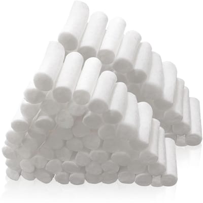 Dailygoods- Tandheelkundige Gaasrollen 250 Stuks - Katoenen Rollen - Sterk Absorberend - Neuspluggen - Ademend - Comfortabel Gebruik - Neustampons