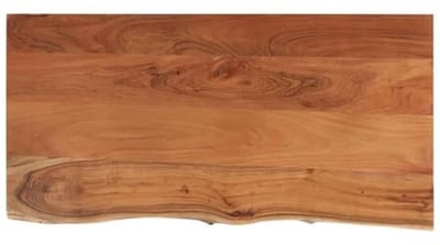 Tafelblad Acacia - Bureau blad Blad op maat - Meubelprojecten maken - Natuurlijke boomrand - 80 x 40 cm - Naturel