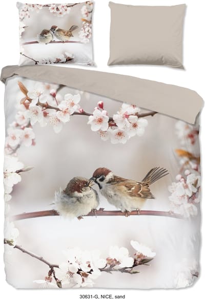 Good Morning Dekbedovertrek "vogels" - Multi - (200x200/220 cm) - Katoen