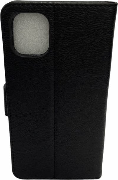 iPhone 14 Plus Bookcase Telefoon hoesje Stevige Portemonnee Wallet Case – Pasjeshouder - Kunstleer – Zwart