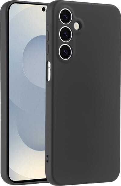 Hoesje geschikt voor Samsung Galaxy S25 hoesje zacht siliconen- Arara backcover - Zwart