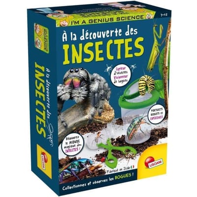 Lisciani i'm a genius pocket science- a la decouverte des insectes