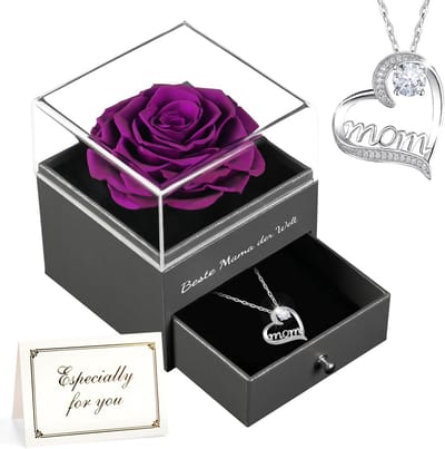 Eeuwige Roos Cadeau voor Beste Mama van de Wereld - Perfect voor Moederdag en Verjaardagen