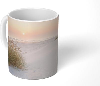 Mok - Koffiemok - Horizon - Duinlandschap - Zand - Mokken - 350 ML - Beker - Koffiemokken - Theemok