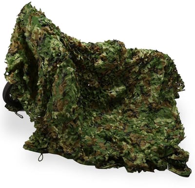 Allecto - Camouflagenet - Legercamouflagenet - Duurzaam en lichtgewicht - 200 x 300 cm - Camouflageaccessoires voor jacht - Ideaal voor onzichtbaar...