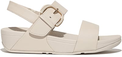 FitFlop Dames sandalen Lulu Resin-Buckle leren sandalen met achterband JE7