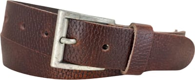 Leren Riem Dames/Heren | 3.5cm breed | Riemmaat: 85cm (totale lengte: 100cm) | 100% echt leer | Nikkelvrije gesp | Kleur: bruin