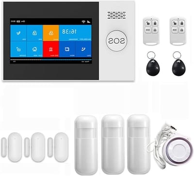 Beveiligingssysteem - Alarmkit Huis - Woning Beveiligen - App Bediening - 43 inch Touchscreen - SET-J