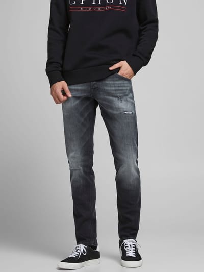 Jack & Jones Jeans Jjiglenn Jjfox Ge 737 Noos 12194532 Blue Denim Mannen Maat - W27 X L32