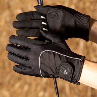 Harry's Horse - Paardrijhandschoenen All Grip - Zwart - Maat XXXS