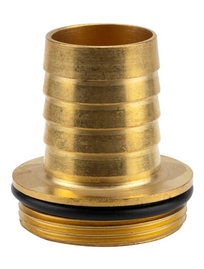 GARDENA 07149-20 Messing Slangschroefstuk 47,81 mm (1 1/2) buitendraad, 32 mm (1 1/4) Ø
