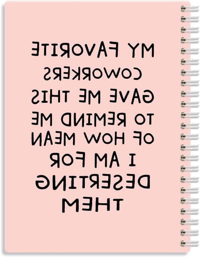 Ringbandschrift - Notitieboek Spiraal - Notities Maken - Oogvriendelijk Papier - A5 160 Pagina's - Roze