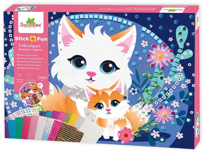 Sycomore Stick & Fun Mozaïek XL Schattige dieren Knutselen