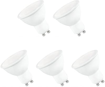 Spectrum LED Lamp GU10 6W - 230V - 520 Lumen - 4000K Neutraal Wit - Natuurlijk licht - Energiezuinig - 5 stuks