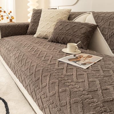 Bankbeschermer WoondecoratieBescherm uw bank tegen de elementen met een winter bankzit hoes 45x45cm pillowcase black