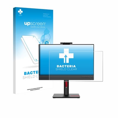 upscreen - Screenprotector voor Lenovo ThinkCentre TIO 24 Gen 5 - Folie Beschermfolie transparant antibacterieel
