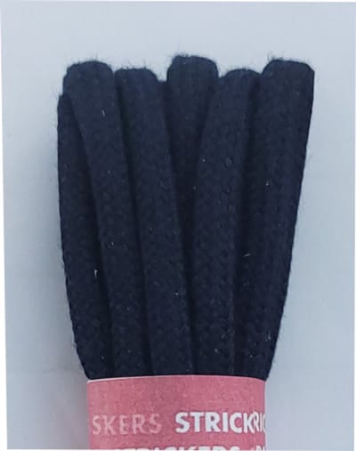 Strickers Veter - Donker Blauw - Extra Dik Rond - Lengte 120 cm - Dikte 4,5 mm - Schoenveter