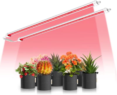 LED Plant Grow Light - 3.3ft Diep Rode Supplementaire Verlichting voor Binnenplanten, Ideaal voor Groei en Bloei