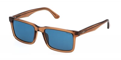 Police Origins Lite 30 54 Mm Gepolariseerde Zonnebril Bruin Blue/CAT2P Man
