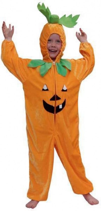 Onesie pompoen voor kids 104
