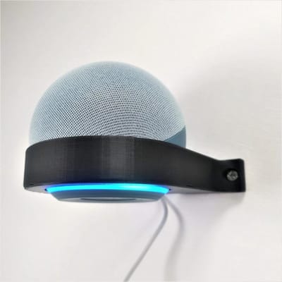 Muurbeugel Houder - Wandsteun Ring - Apparaat Ophangen - Veilige Bevestiging - 30 Gram - Zwart