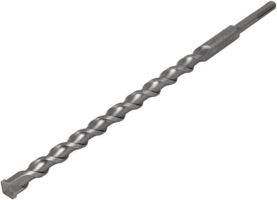 Steenboor SDS Vierkant - Betonboor Metselwerk - Gaten Boren - Dubbele Fluiten - 18mm Diameter - Grijs