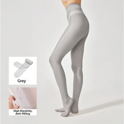 Collants Transparents Ultra Fins 0,01 mm pour Femmes Respirants Respectueux de la Peau Amincissants Résistants aux Odeurs Transparents Stockings d'Été Quotidien One Size white