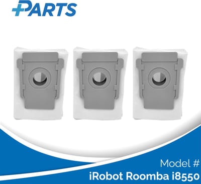 iRobot Roomba i8550 Stofzakken (3 Stuks, Plus.Parts® alternatief voor 4626194 / 4640235)