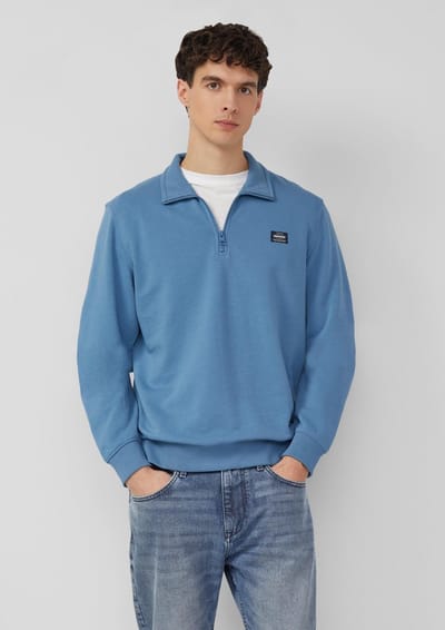 s.Oliver  Sweatshirts Blue Taglia: S | Maglioni a maglia Outlet | Uomo | Blu