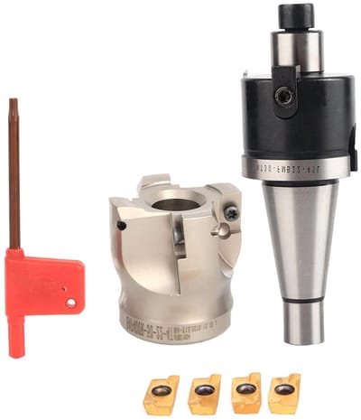 Collet Houder Set met 50 Freesjes en APMT1604 Frees Inserts voor CNC Bewerking en Precisie Frezen