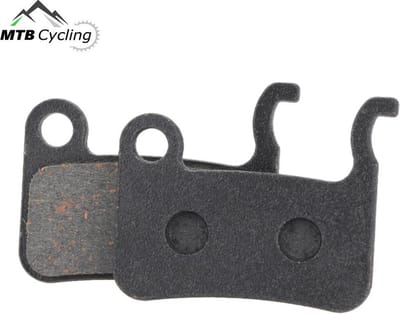 A01S standaard remblokken 2 stuks voor o.a. Shimano SLX / ST / XTR / Formula / Tektro / BBS-54T  - inclusief schijfremblokveer - Zwart