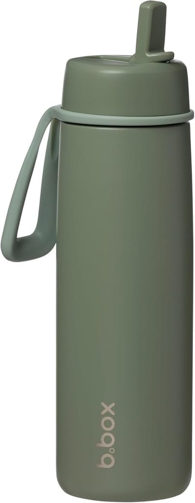 b.box 690mL Geïsoleerde Flip Top Drink- en Waterfles | Drievoudige Laag Geïsoleerd RVS | Houdt Dranken tot 46 uur Koud