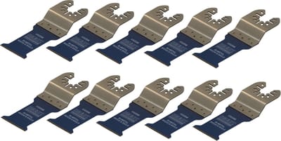 SMART Blades Bi-metaal Multitool Zaagblad - Hout/Non-ferro/Schroeven/Spijkers/Plastic - 32x51mm - 10 stuks